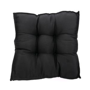 Futon Gorgurão Alto 45x45cm Preto - Comoditá
