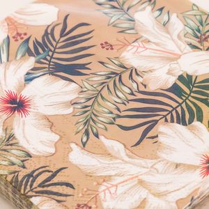 Guardanapo de Papel Floral Bege 33cm - Sur La Table