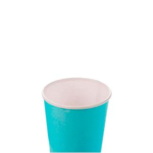Copo de Festa Liso 270mL Kit com 10 Unidades Azul Bebê - Silver Plastic