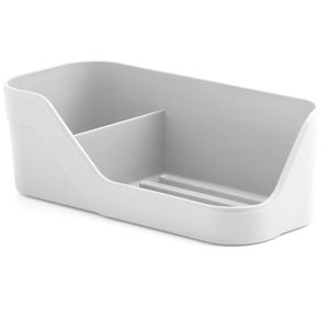 Porta Detergente e Esponja Trium Compacto Branco - Martiplast