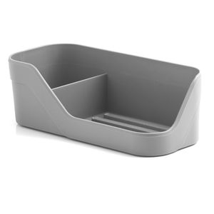 Porta Detergente e Esponja Trium Compacto Chumbo - Martiplast