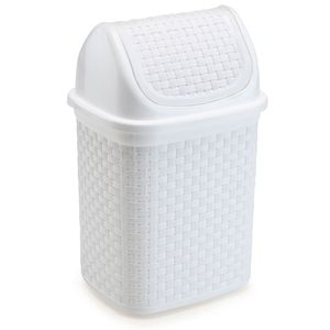 Lixeira de Pia Basculante Rattan 4,5l Branca - Nitron