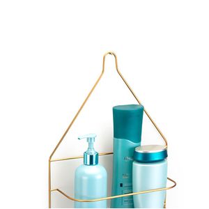 Porta Shampoo e Saboneteira Master Dourado - Arthi
