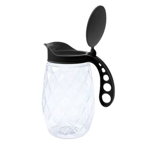 Jarra de Plástico Cristal 2l com Tampa Preta - Tiba