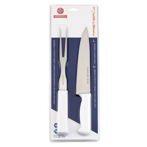 Kit para Churrasco Master Line 2 Peças Branco - Mundial