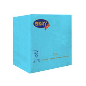 Guardanapo de Papel Folha Dupla 100 Folhas Azzuru - Okay