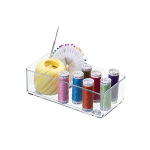 Kit Com 8 Organizadores Antiderrapante 500mL Transparente - Arthi