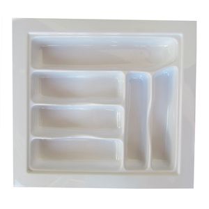 Porta Talheres 45cm Branco - Home Space