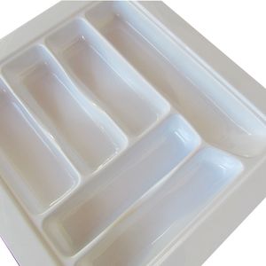 Porta Talheres 45cm Branco - Home Space