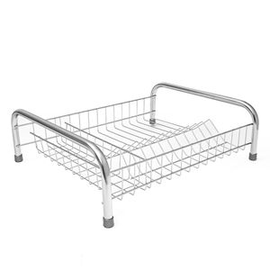 Escorredor de Louça Cama 12 Pratos Prata - Arthi