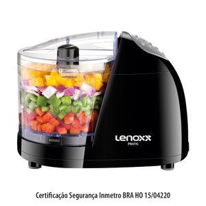 Mini Processador Pratic Preto - Lenoxx