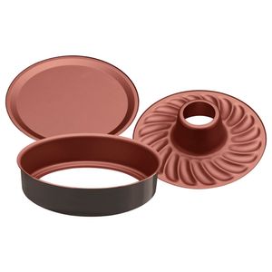 Forma de Bolo Antiaderente com Fundo Removível Vermont 26cm Grafite - Tramontina
