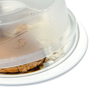 Tampa para Microondas 25cm - Plasvale