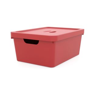 Caixa Organizadora com Tampa Collection 3l Vermelha - Utility