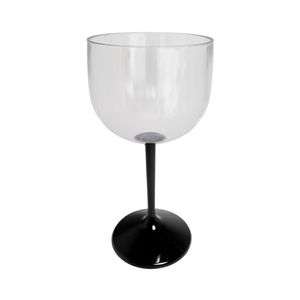Taça de Gin 550mL Base Preta - M&ca Plásticos