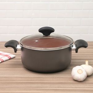 Panela Caçarola Tramontina Antiaderente Vermont Grafite 20cm