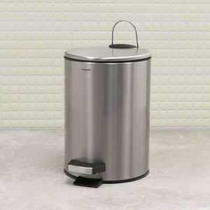 Lixeira Inox de Chão Flat com Pedal 3l - Meridional