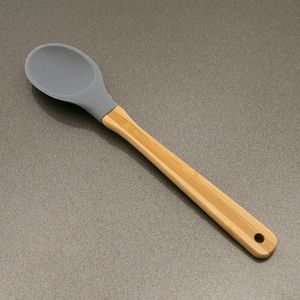 Colher de Silicone 29cm Cinza - Nativus