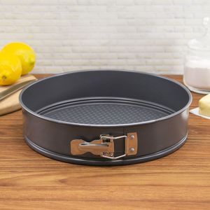 Forma de Bolo Antiaderente Redonda com Fundo Removível 28cm Preta - Meridional