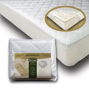 Capa para Colchão Impermeável King Matelassê com Sleep - Sonho e Conforto