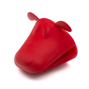 Pegador de Panela Cachorro Vermelho - Silicook