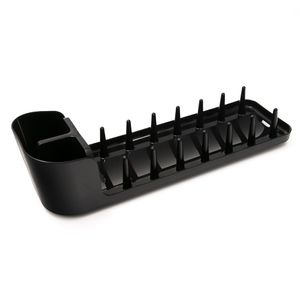 Escorredor de Louça Prático 6 Pratos Preto - Martiplast