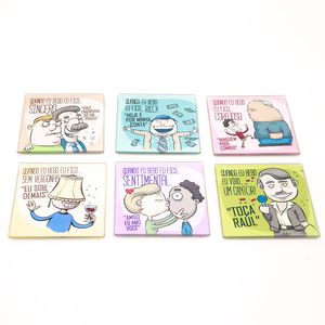 Conjunto de Porta Copos 6 Peças Bêbados - Salute