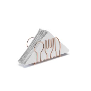 Porta Guardanapo 14,5cm Rose Gold - Arthi