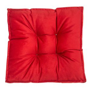 Futon Suede Vermelho 45x45cm - Shelter