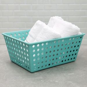 Cesta Organizadora Retangular 16x38cm Verde - Coza