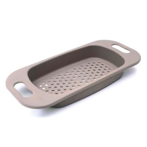 Escorredor de Alimentos Basic 42,2cm Cinza - Coza
