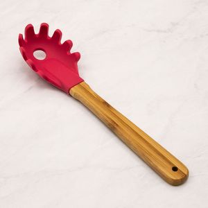Colher de Silicone Espaguete Rosa - Nativus