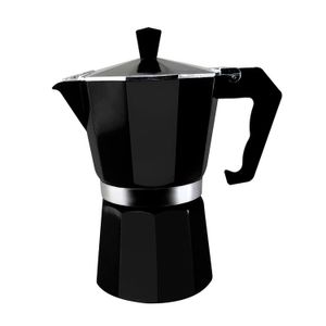 Cafeteira Italiana 6 Cafés Preta - Meridional