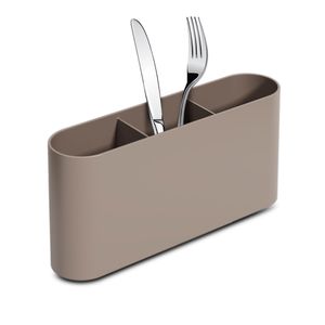Escorredor de Talheres Flat Cinza - Coza