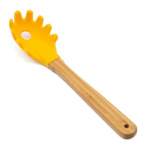 Colher de Silicone Espaguete Amarela - Nativus