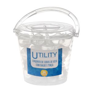 Conjunto de Cubos De Gelo com 24 Peças - Utility
