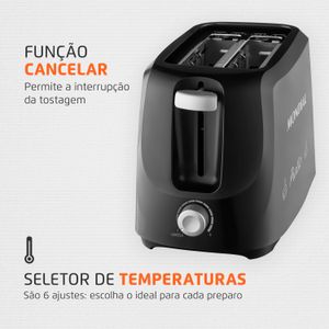 Torradeira de Pães Pratic - Mondial