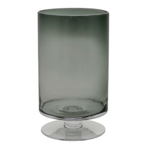 Vaso de Vidro 34cm Cinza - Toyland