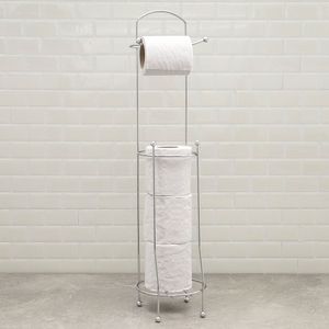 Porta Papel Higiênico de Chão 66cm - Cromata