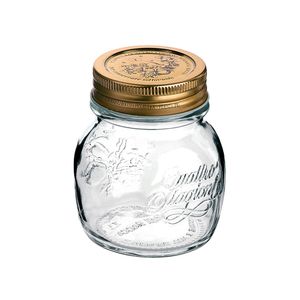 Pote de Vidro Hermético Redondo Quattro Stagioni 150mL Dourado - Globalização