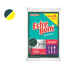 Esponja Esfrebom Multiuso Leve 4 Pague 3 - Bettanin