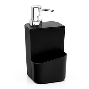 Porta Detergente e Esponja 650mL Preto - Martiplast