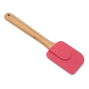 Espátula de Silicone Reta 26cm Rosa - Nativus
