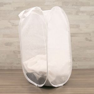 Cesto de Roupa com Tampa 56x27cm - Home Space