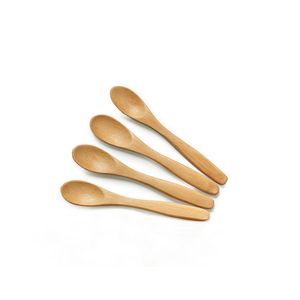 Conjunto de Mini Colheres em Bambu 4 Peças - Yoi