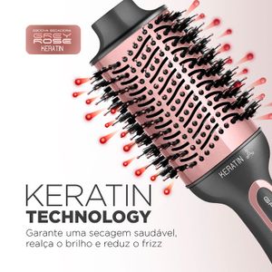 Escova Secadora Mondial Es-11 Keratin Bivolt