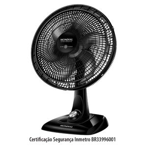 Ventilador de Mesa Mondial 40cm 6 Pás Preto