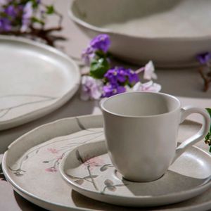 Xícara de Café com Pires 120mL Campestre - Porto Brasil