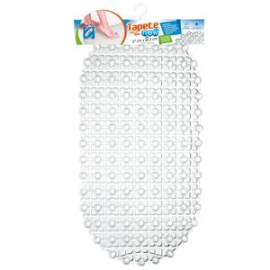 Tapete para Box Antiderrapante Oval 65cm Transparente - Arthi