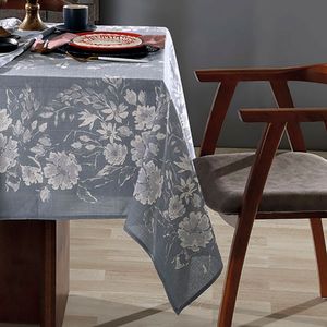 Toalha de Mesa Quadrada 1,40m Elise Azul - Hedrons